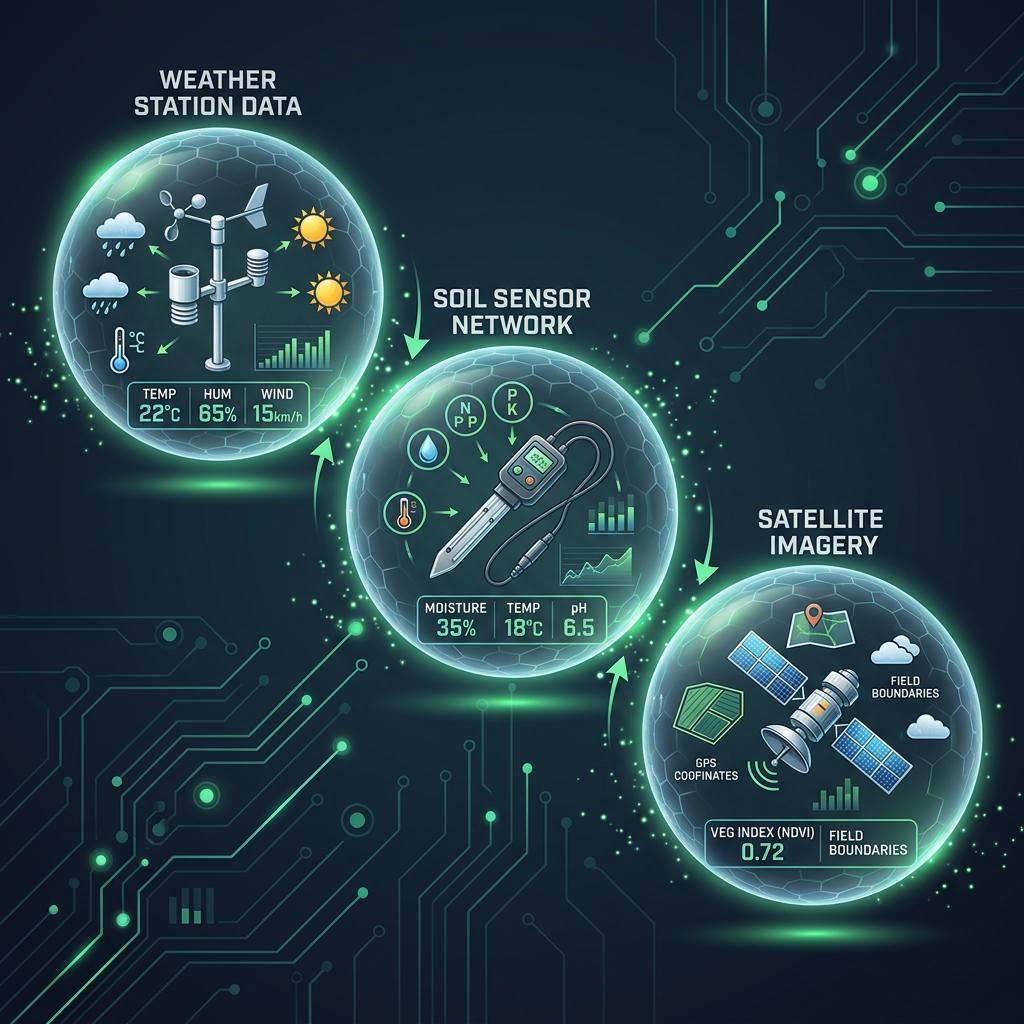 Fragmented data silos visualization